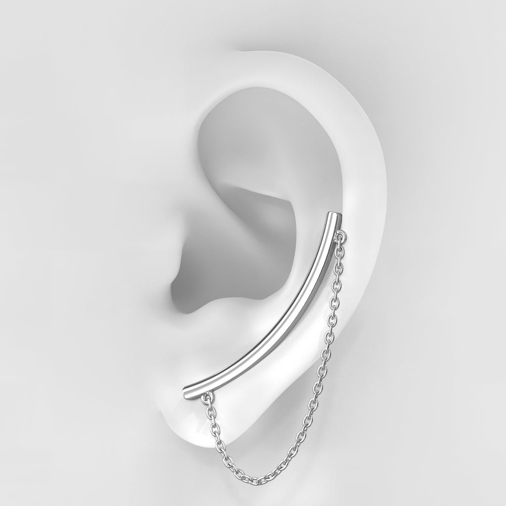 Classic Chain Ear Climber