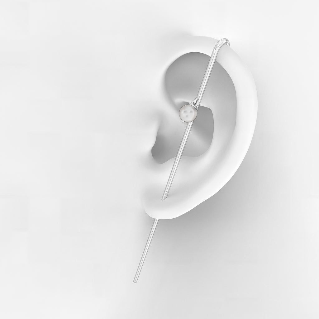 Elegant Pearl Ear Needle