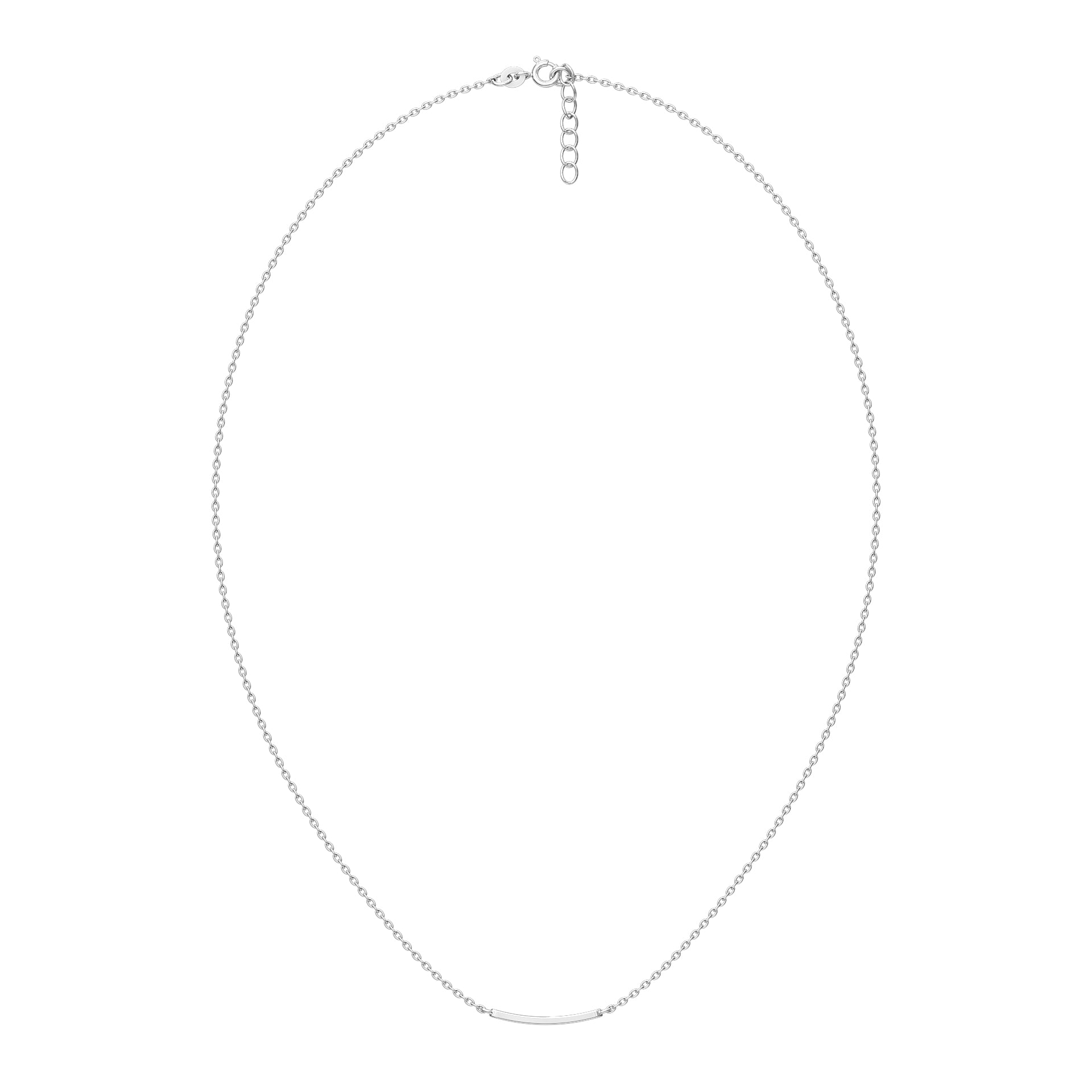 A 925 silver bar chain