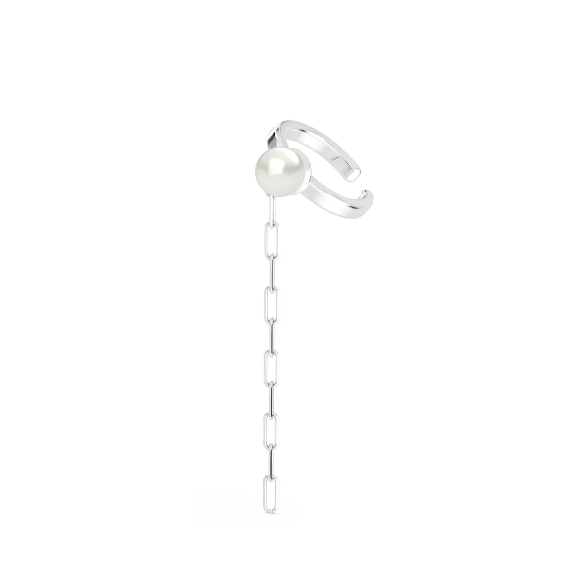 Chain Pearl Earcuff