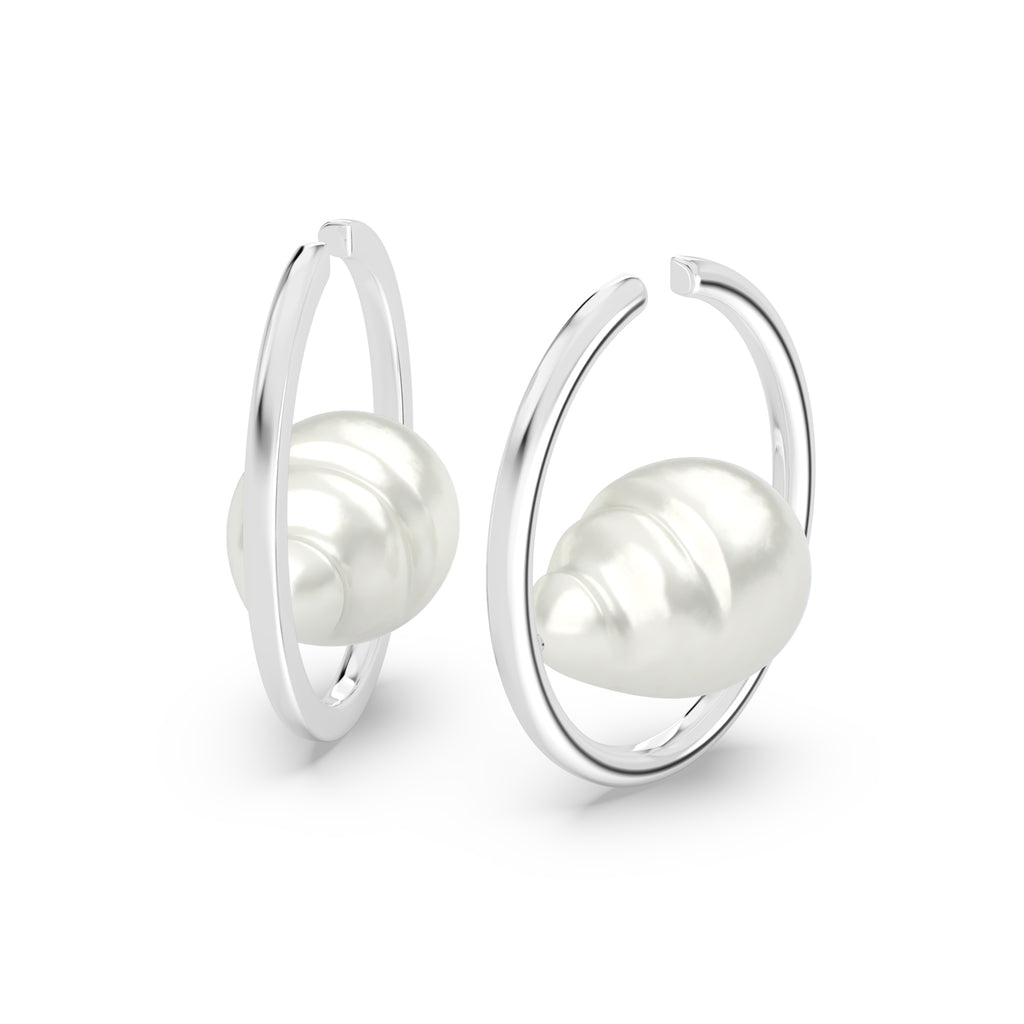 Baroque Pearl Cuff Earring