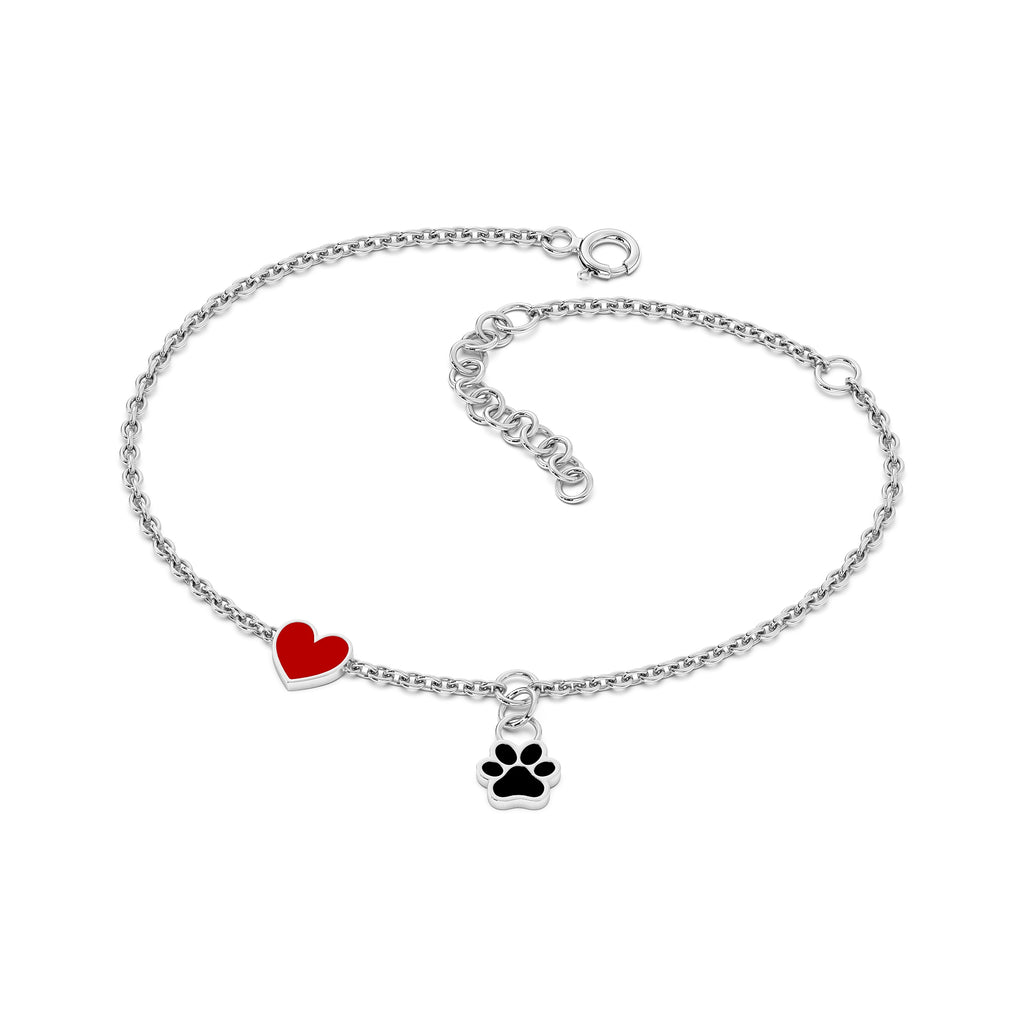 Heart Charm Bracelet