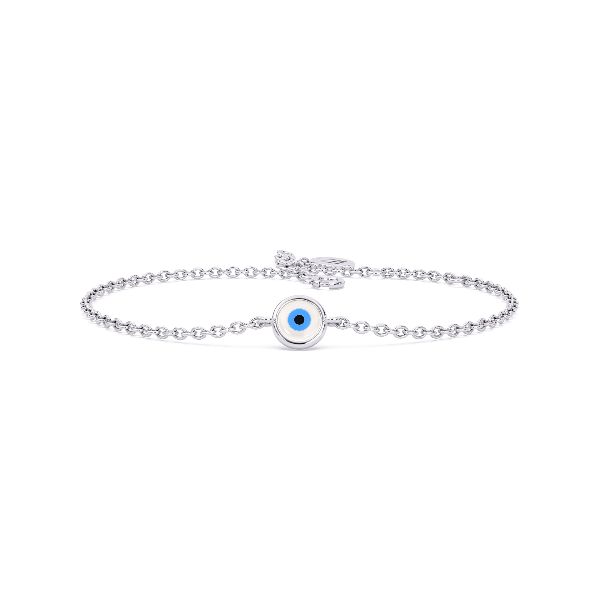 Evil Eye Chain Bracelet - 925 Silver Protection Bracelet