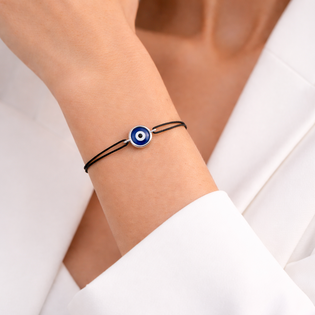 Evil Eye Black Thread Bracelet