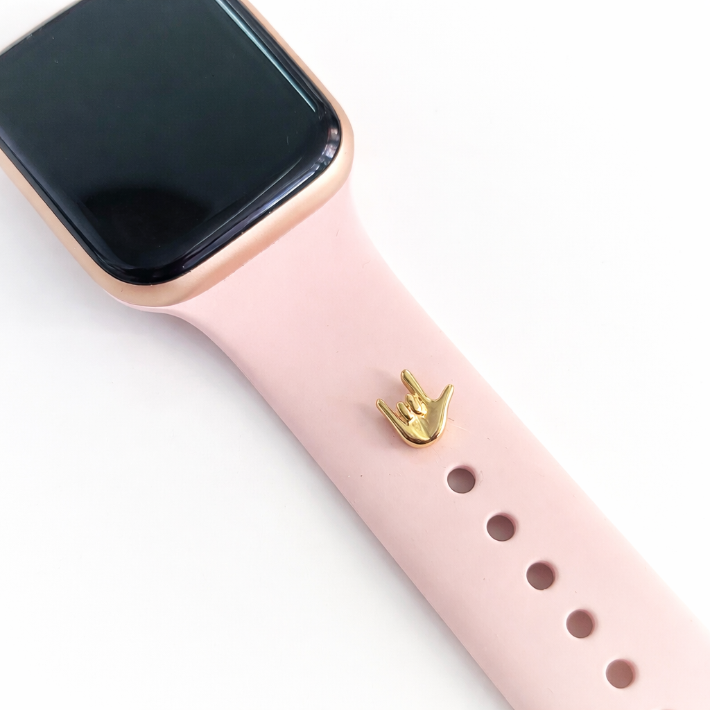 Je T'Aime Hand Gesture Watch Pin