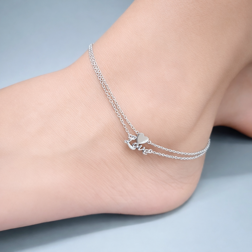 Heart Love Anklet