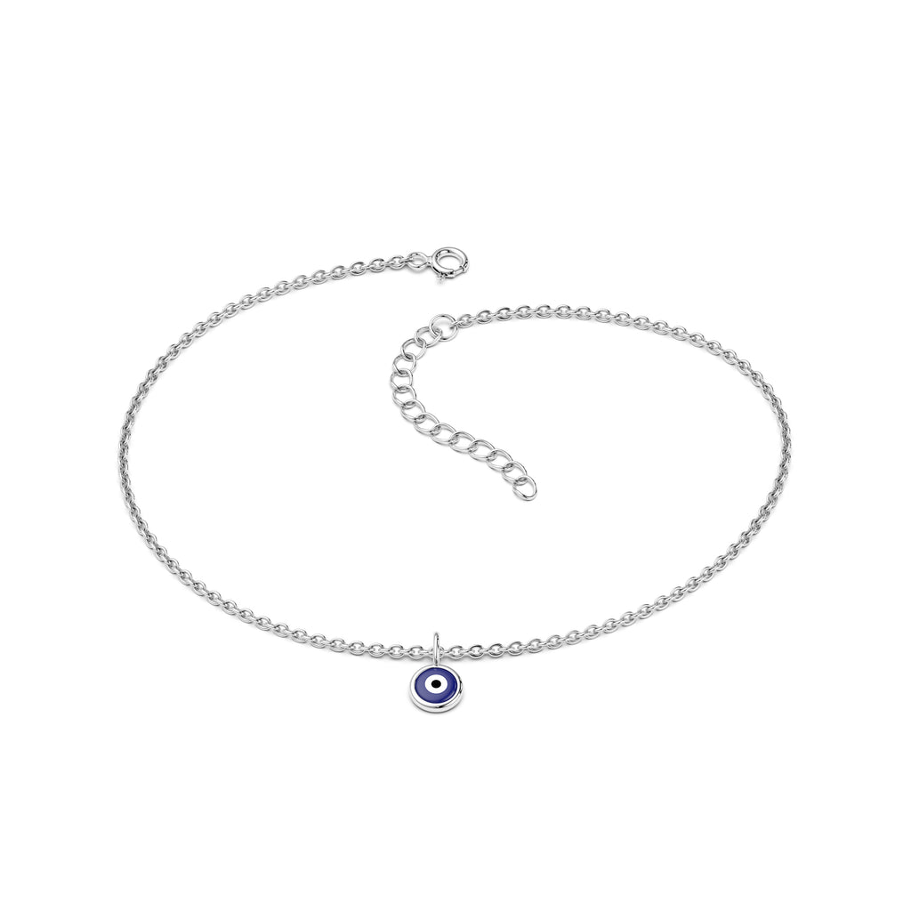 Classic Detachable Evil Eye Anklet Blue