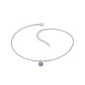 Classic Detachable Evil Eye Anklet Blue