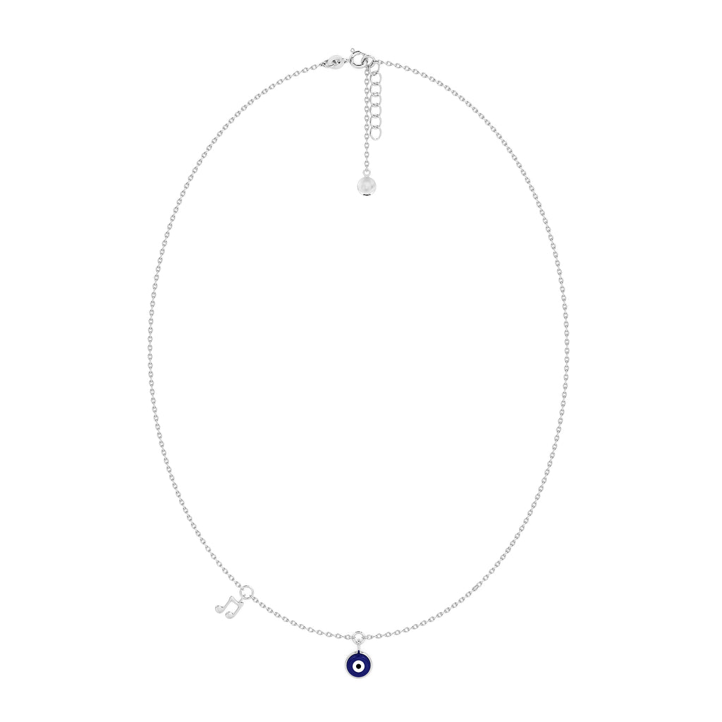 Love Note Necklace - 925 Silver Romantic Pendant Necklace