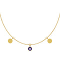 Evil Eye Necklace Yellow