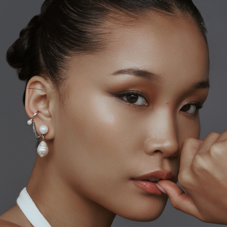 Baroque Pearl Extendable Earring Multiwear