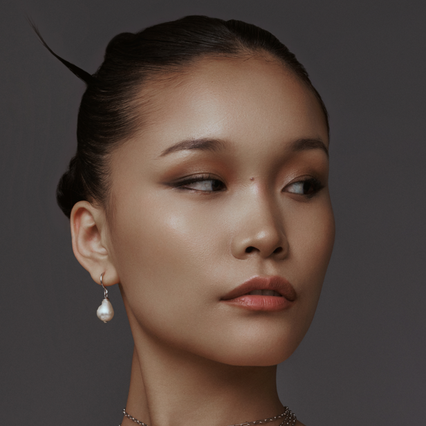 Slip on Baroque Pearl Earrings