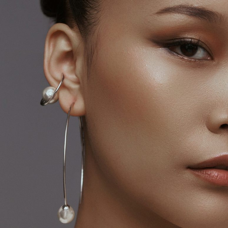 Baroque Pearl Cuff Earring