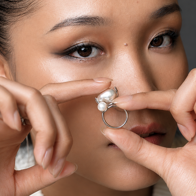 Bypass Baroque Pearl Ring
