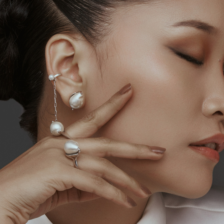 Classic Baroque Pearl Studs