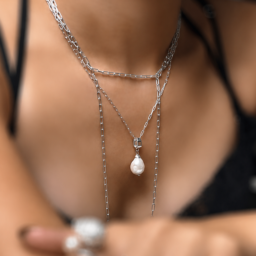 Classic Baroque Pearl Pendant
