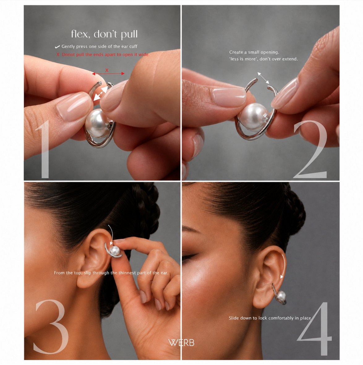 Baroque Pearl Cuff Earring