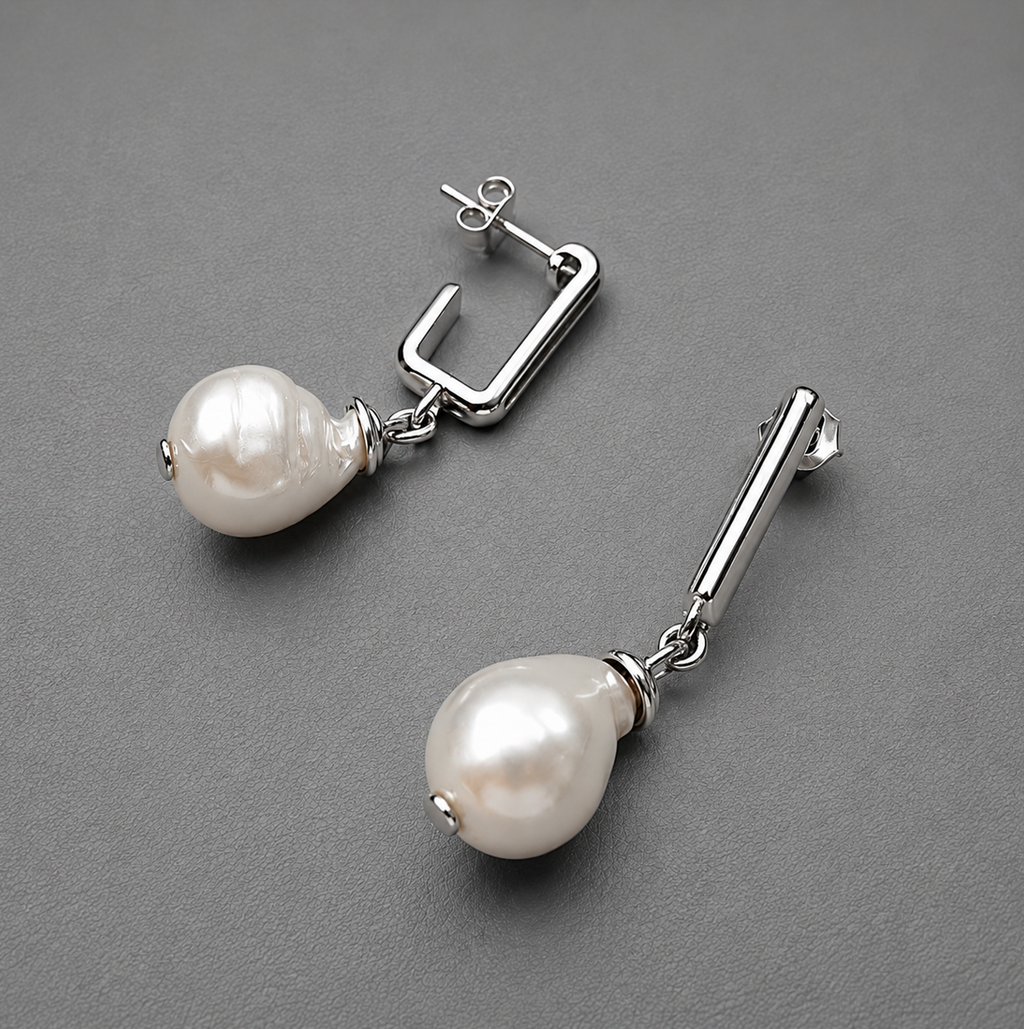 Baroque Pearl Drop Earrings