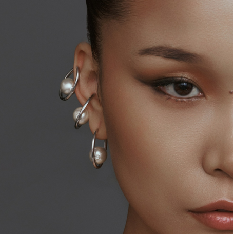 Baroque Pearl Cuff Earring
