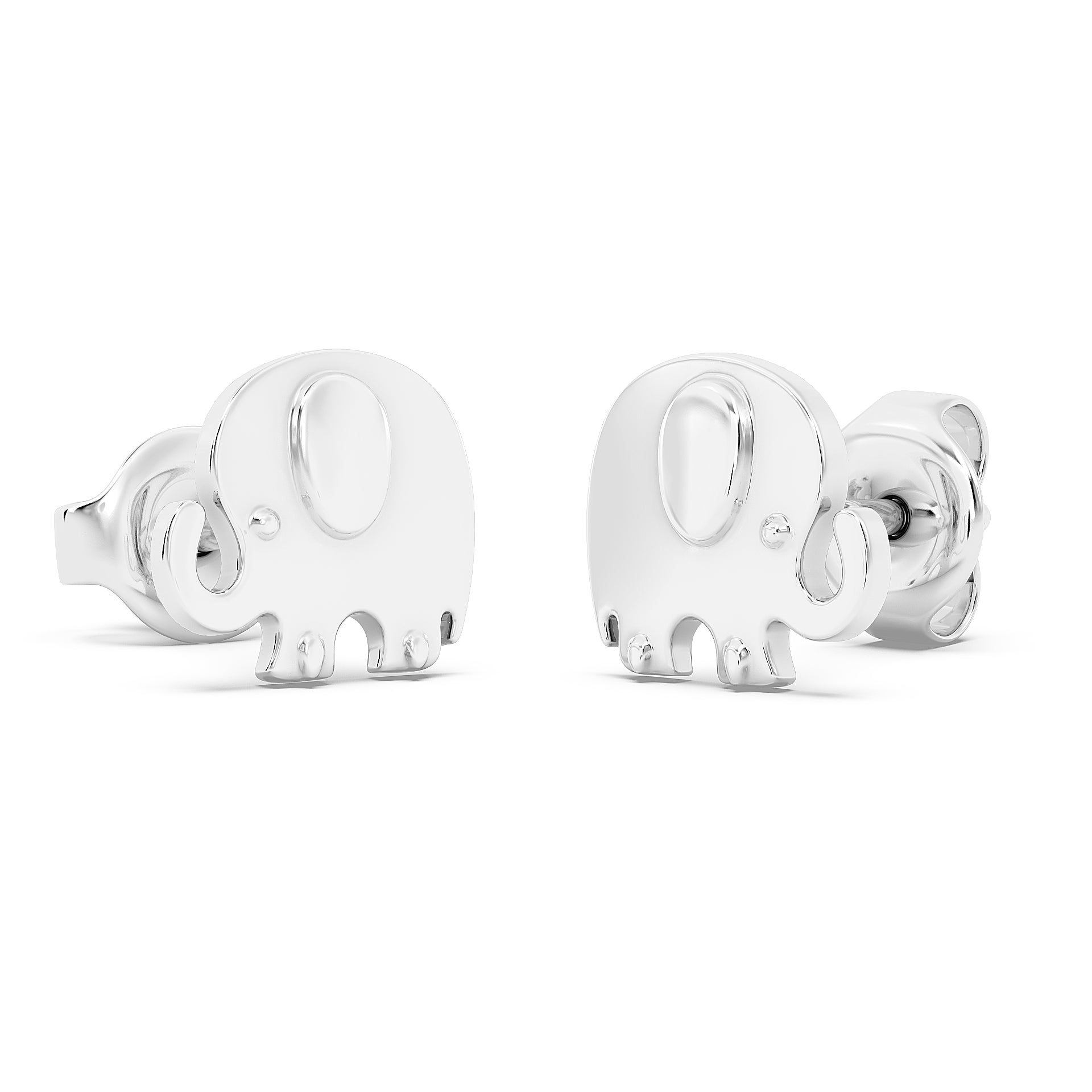 Elephant Stud Earrings
