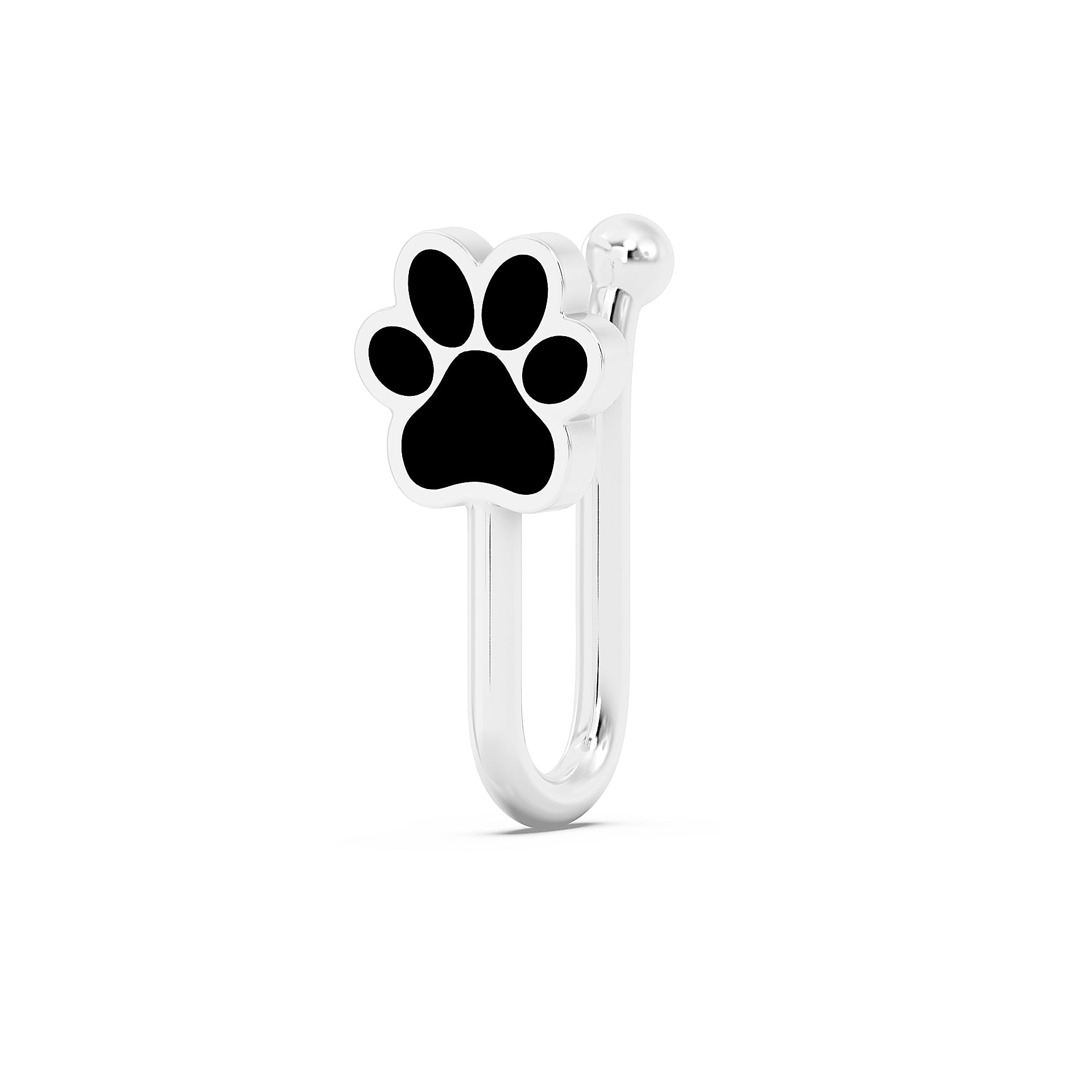 Paw Print Nose Pin