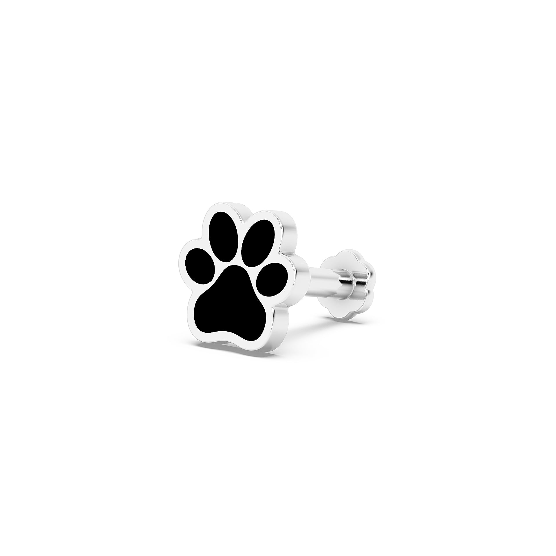 Paw Print Nose Pin
