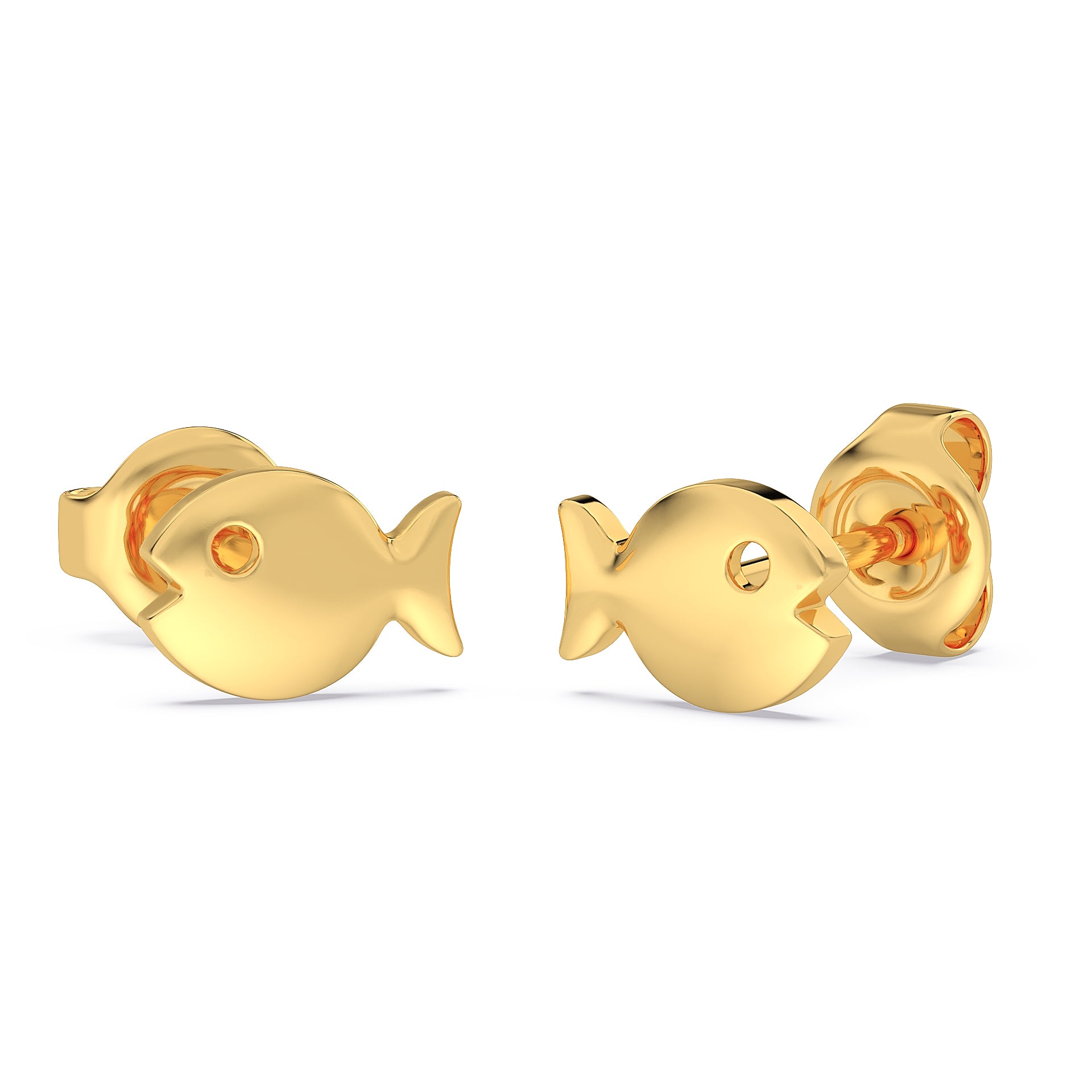 Fish Stud Earrings