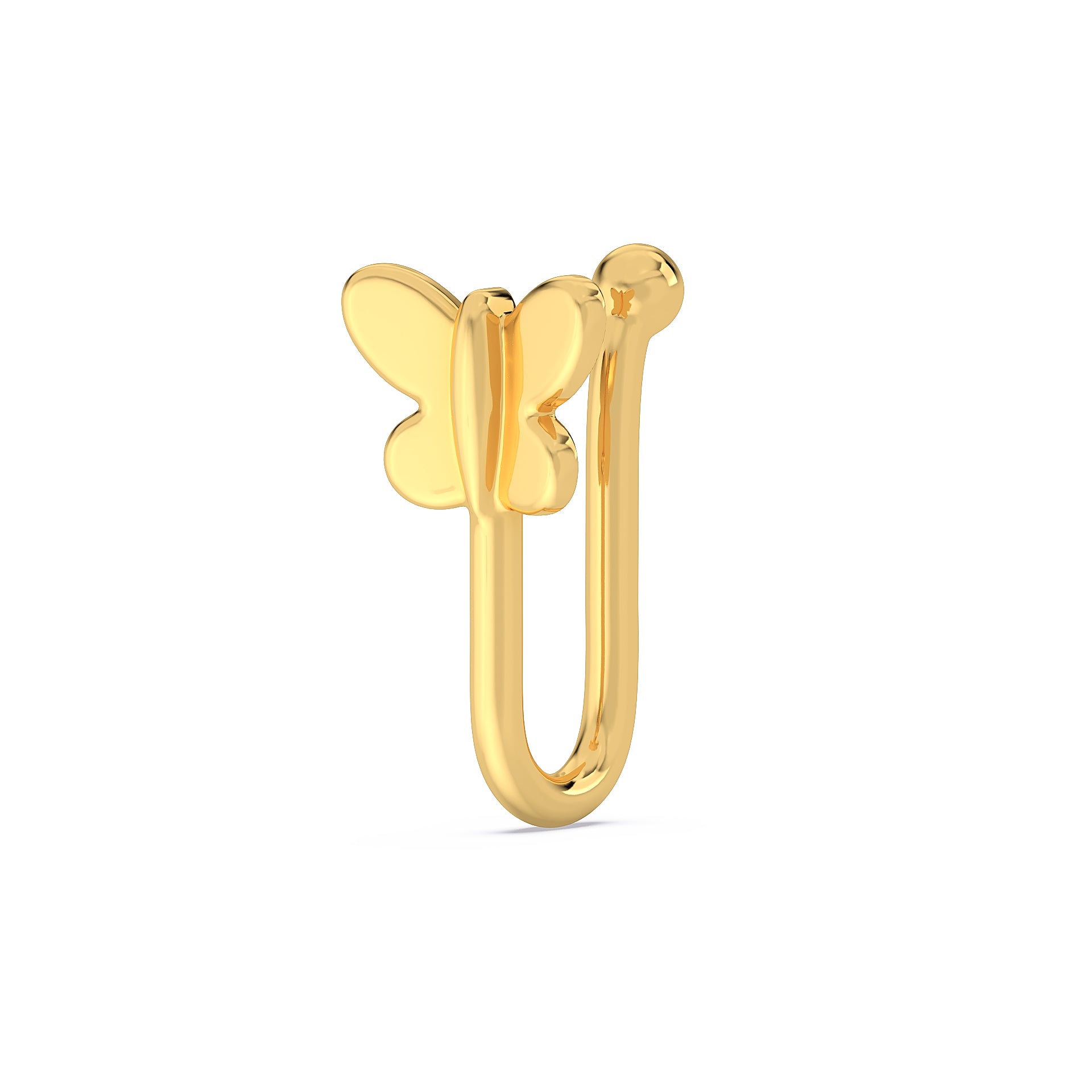 Butterfly 925 Silver Nose Pin