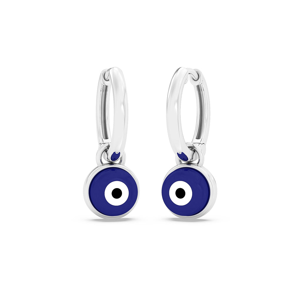 Evil Eye Hoop Earrings