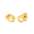 Minimalist Round Stud Earrings