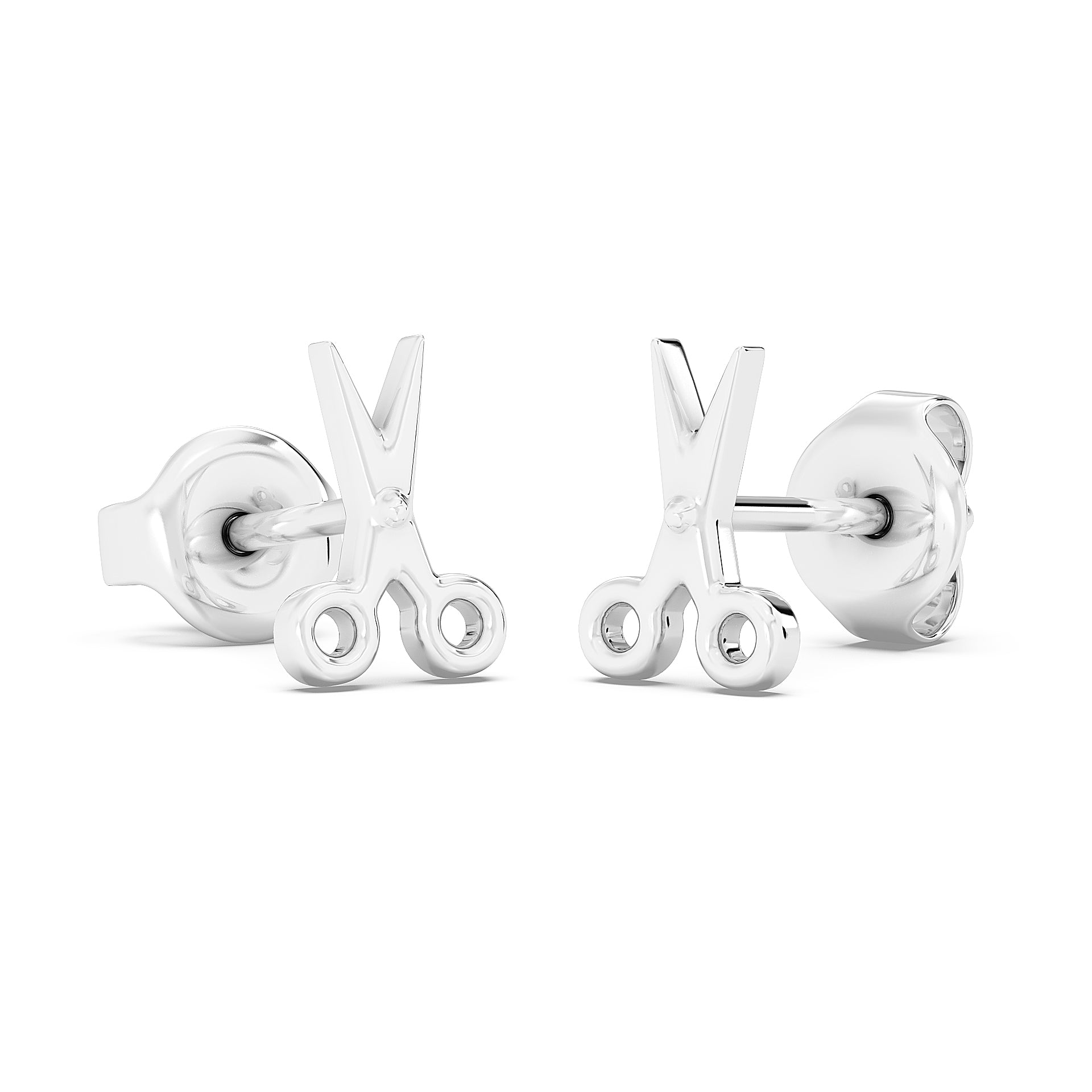 Scissor Stud Earrings