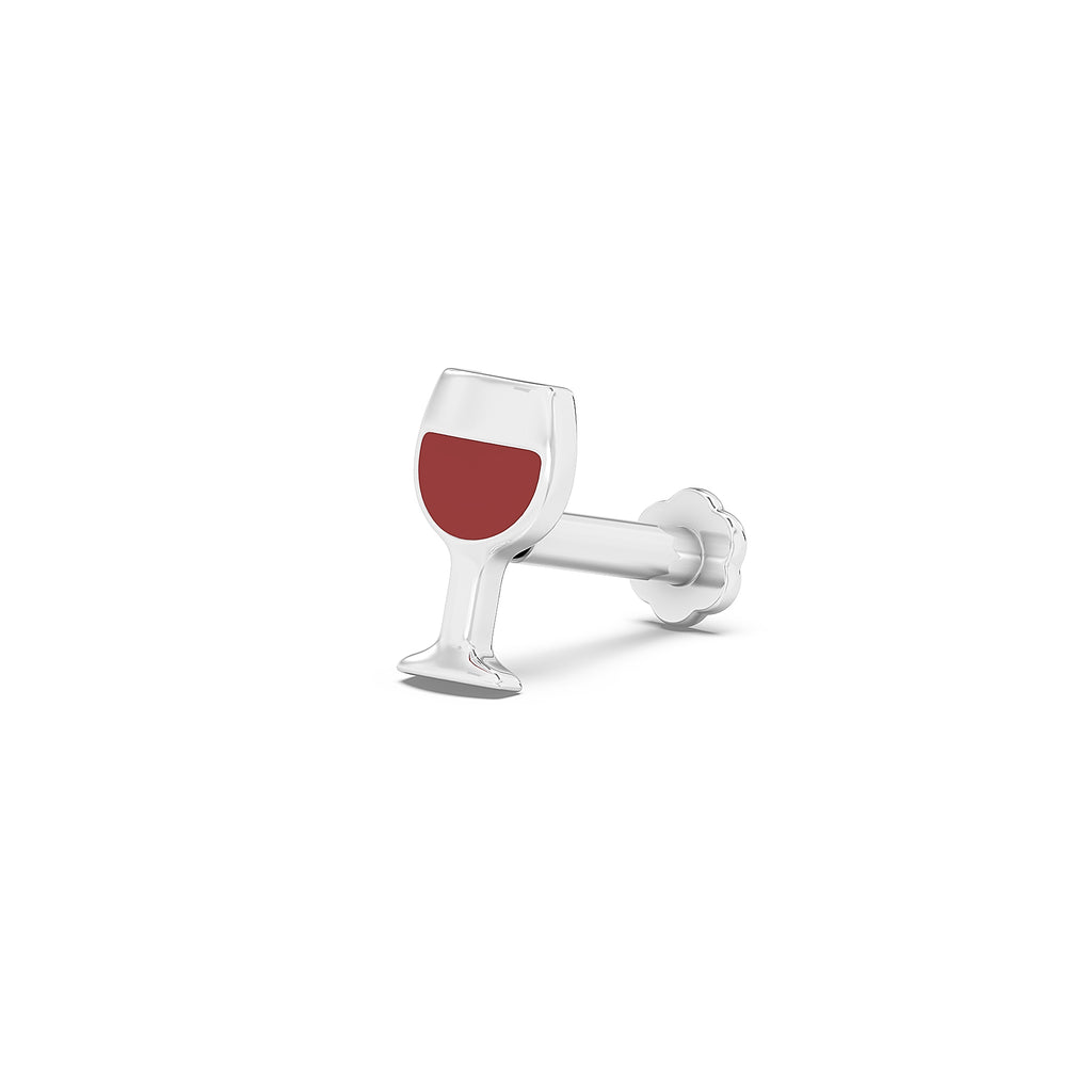Wine Glass Nose Pin