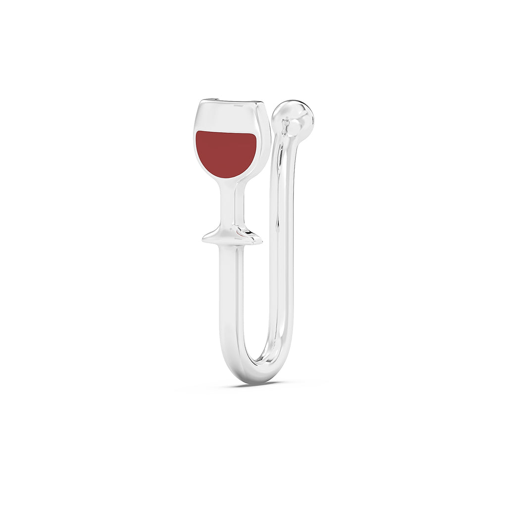 Wine Glass Nose Pin