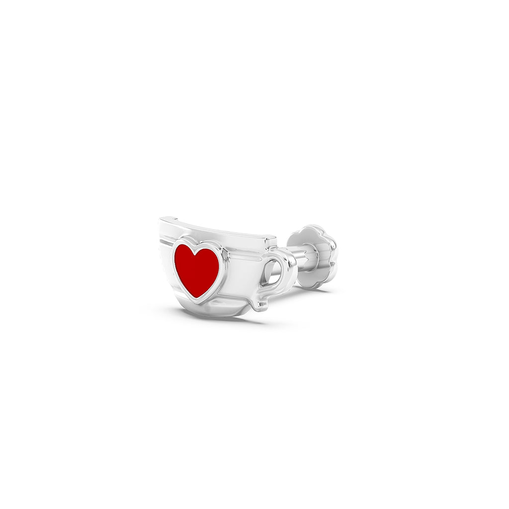 Coffee Nose Pin