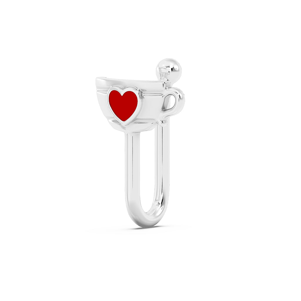 Coffee Nose Pin