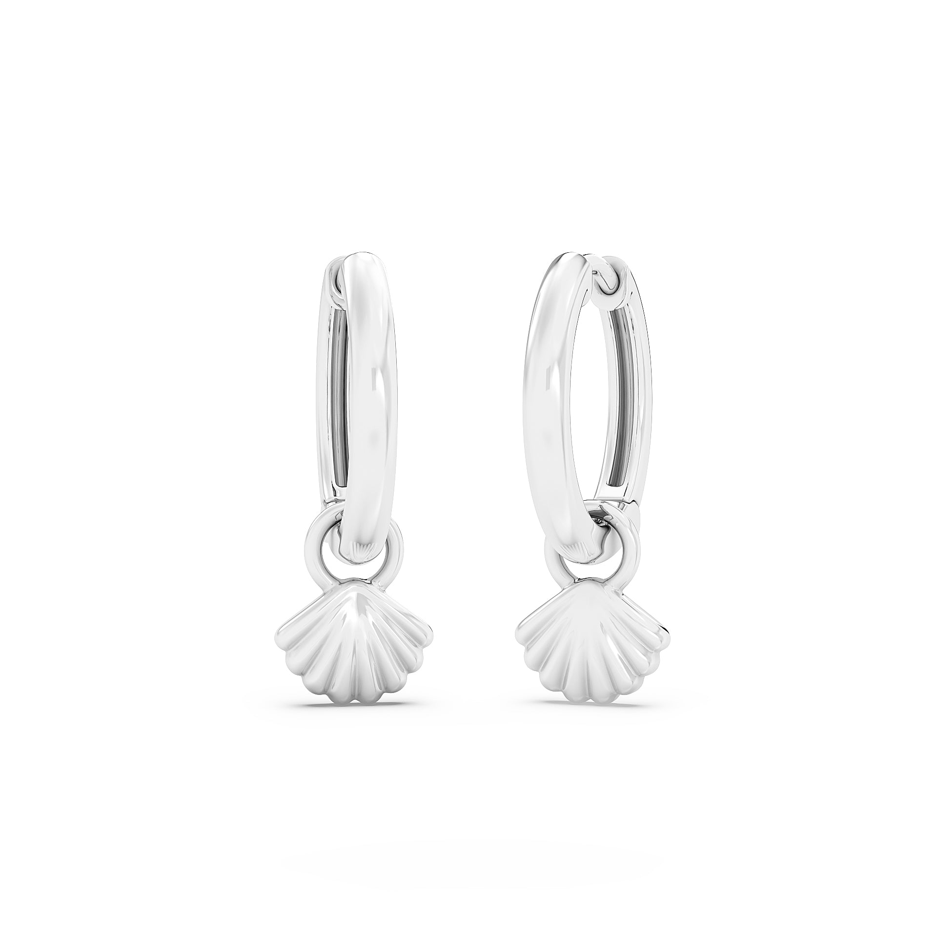 Colorful Hoop Earrings - Calico 925 Silver Multi-Color Hoops