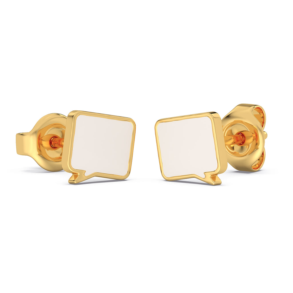 Chatterbox Stud Earrings