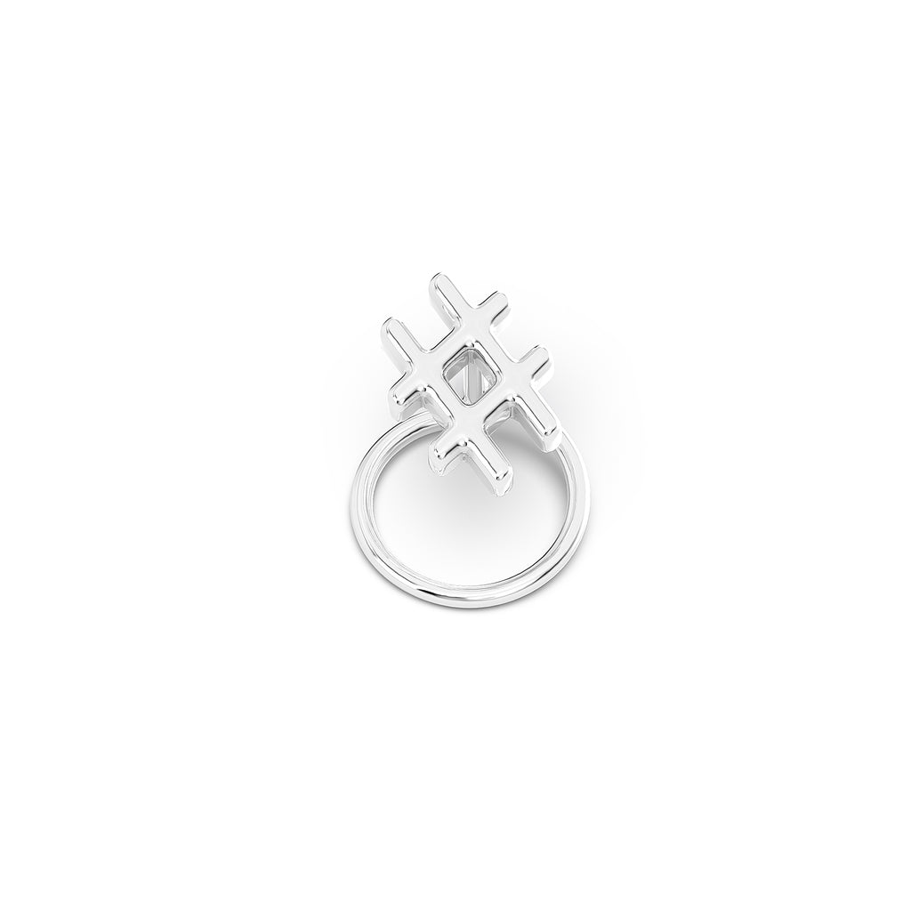 Hashtag Nose Pin