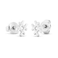 Hashtag Symbol Stud Earrings