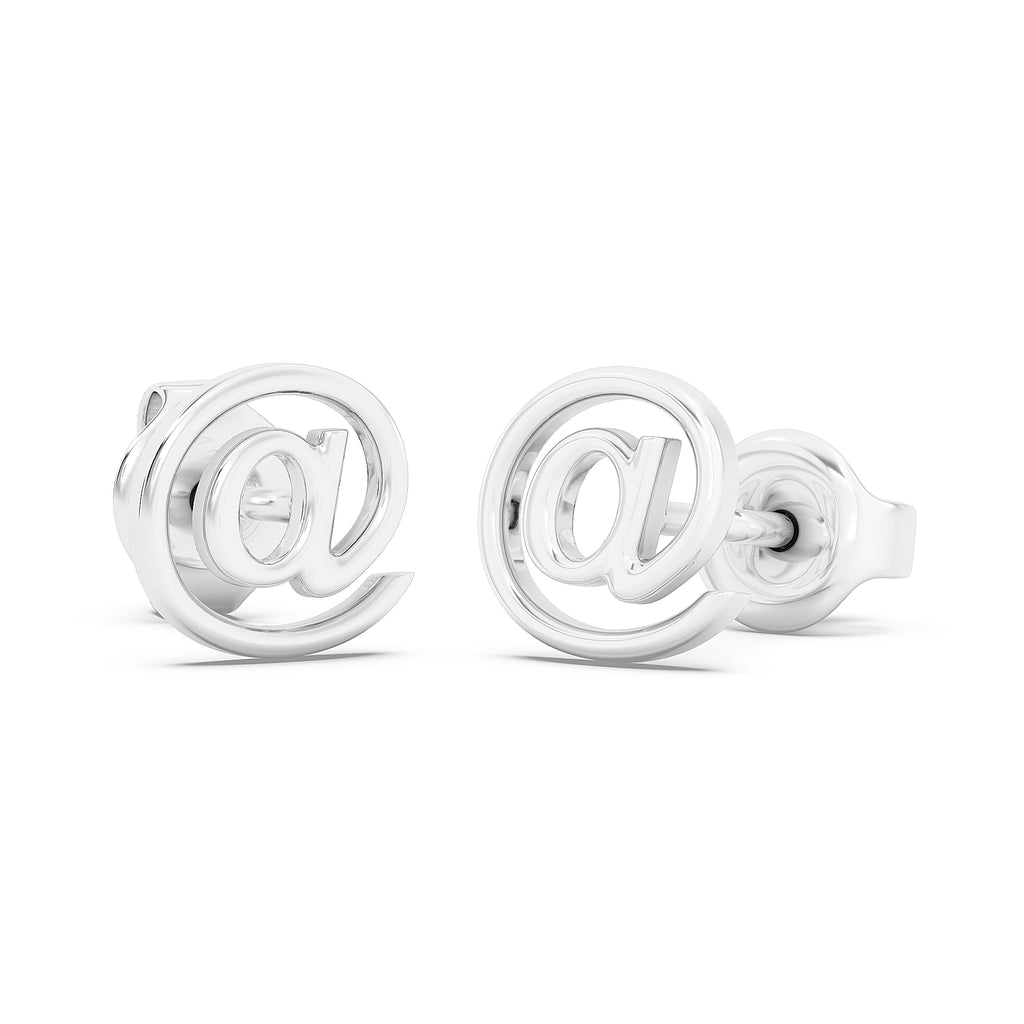 @ Symbol Stud Earrings