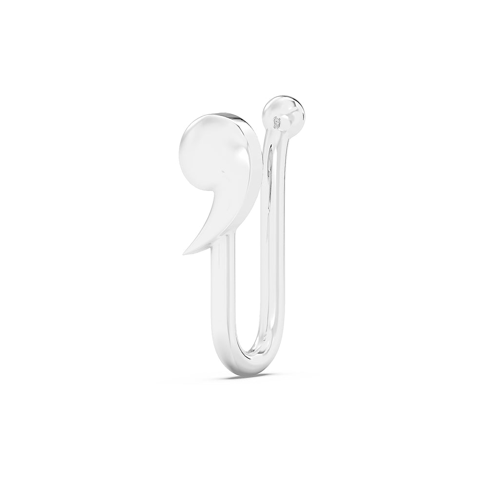 Comma Nose Pin