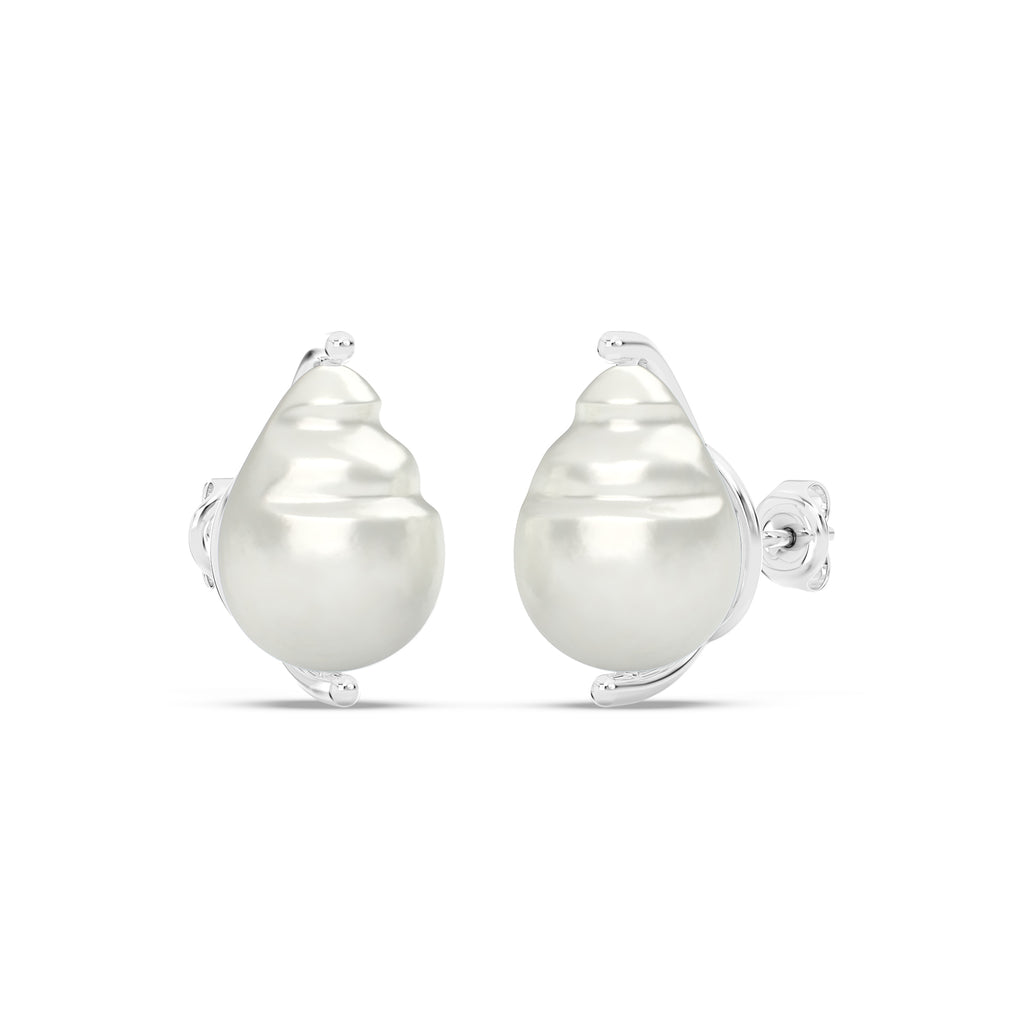 Classic Baroque Pearl Studs