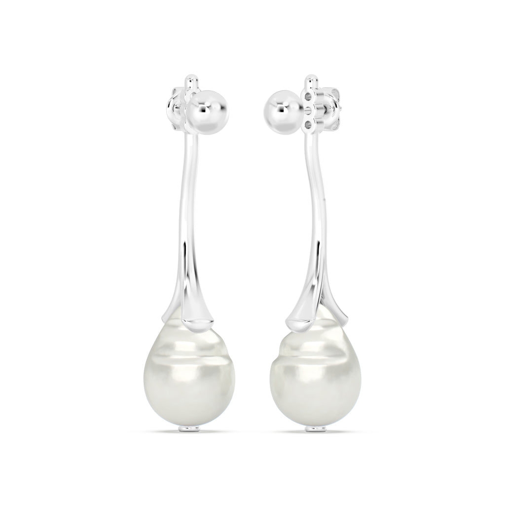 Molten Baroque Pearl Earring Multiwearable