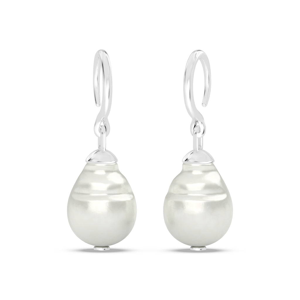 Slip on Baroque Pearl Earrings