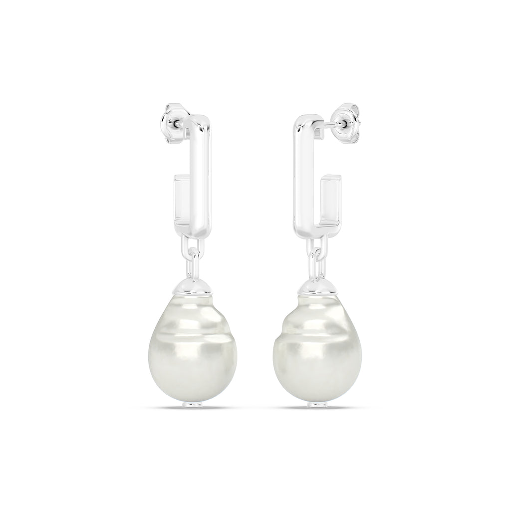 Baroque Pearl Drop Earrings