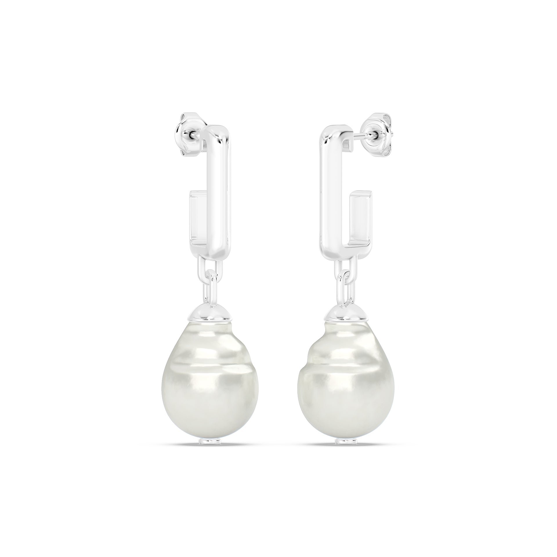 Baroque Pearl Drop Earrings
