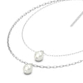 Baroque Pearl Double Chain Necklace