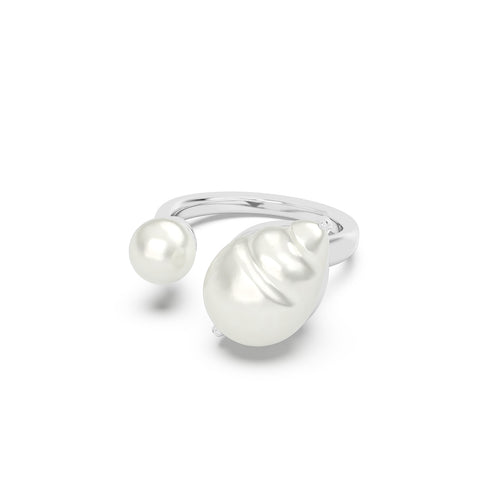 Baroque Pearl Open Ring