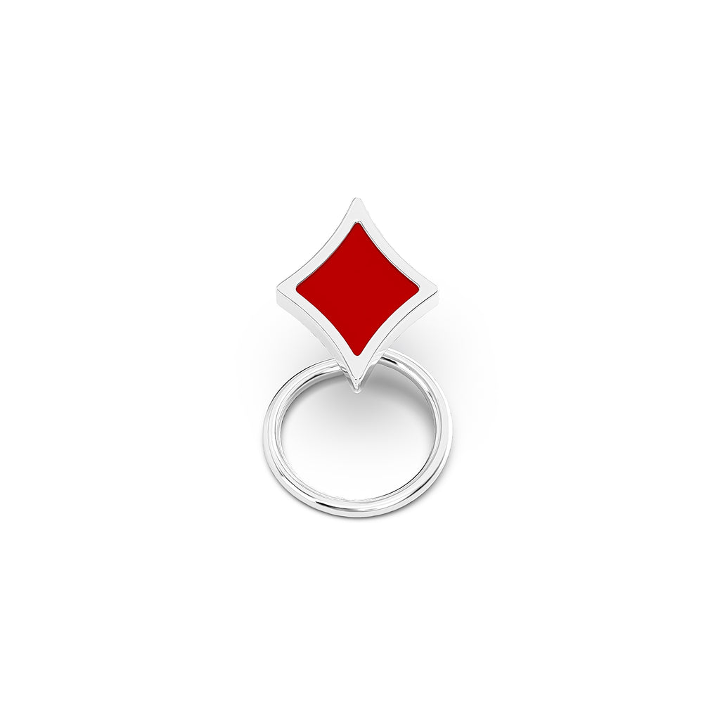 Diamond Playing Card Nose Pin Wire