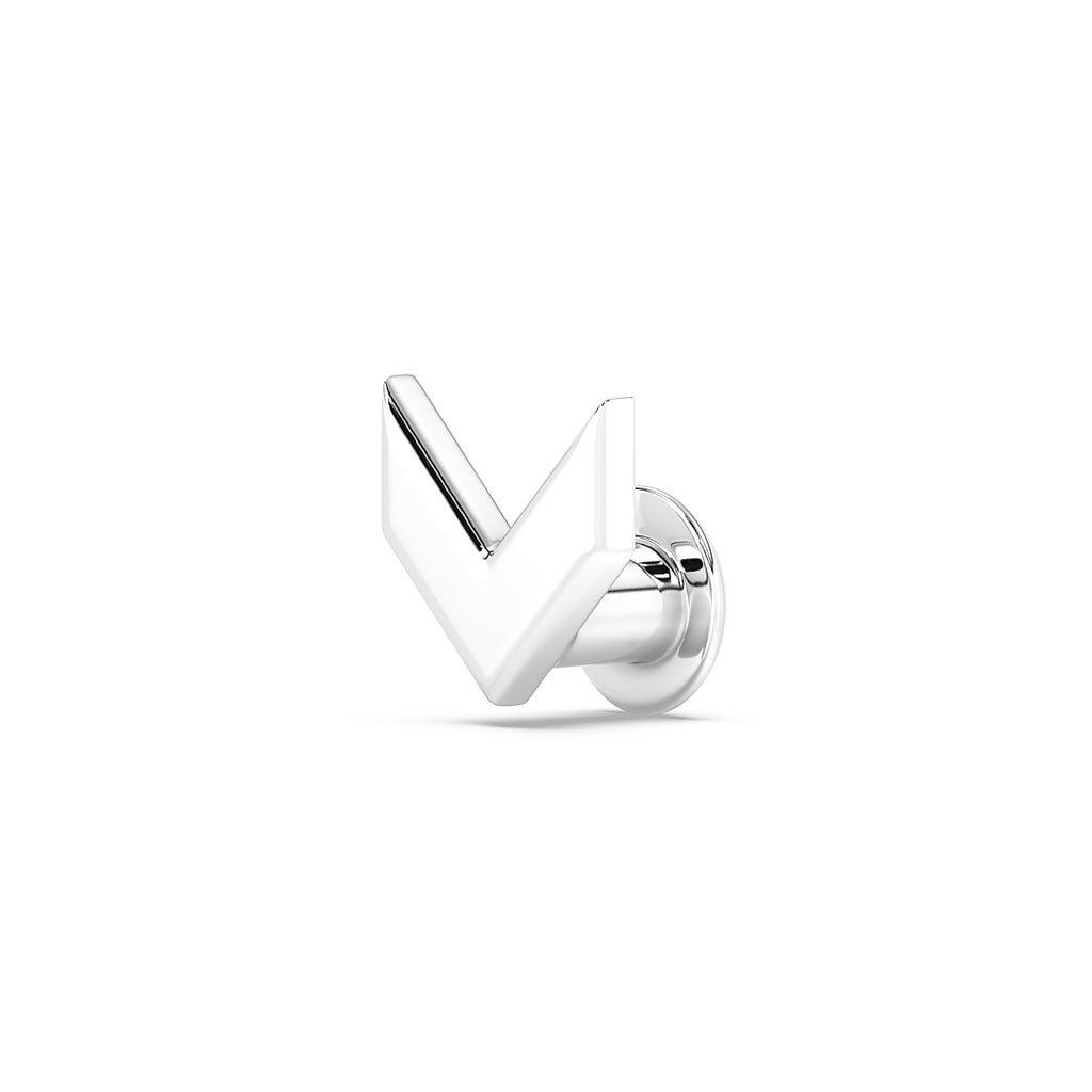 Geometric Chevron Watch Pin